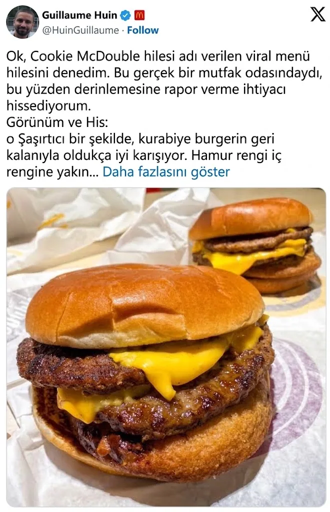 mcdonald's ceo'sunun açıklaması