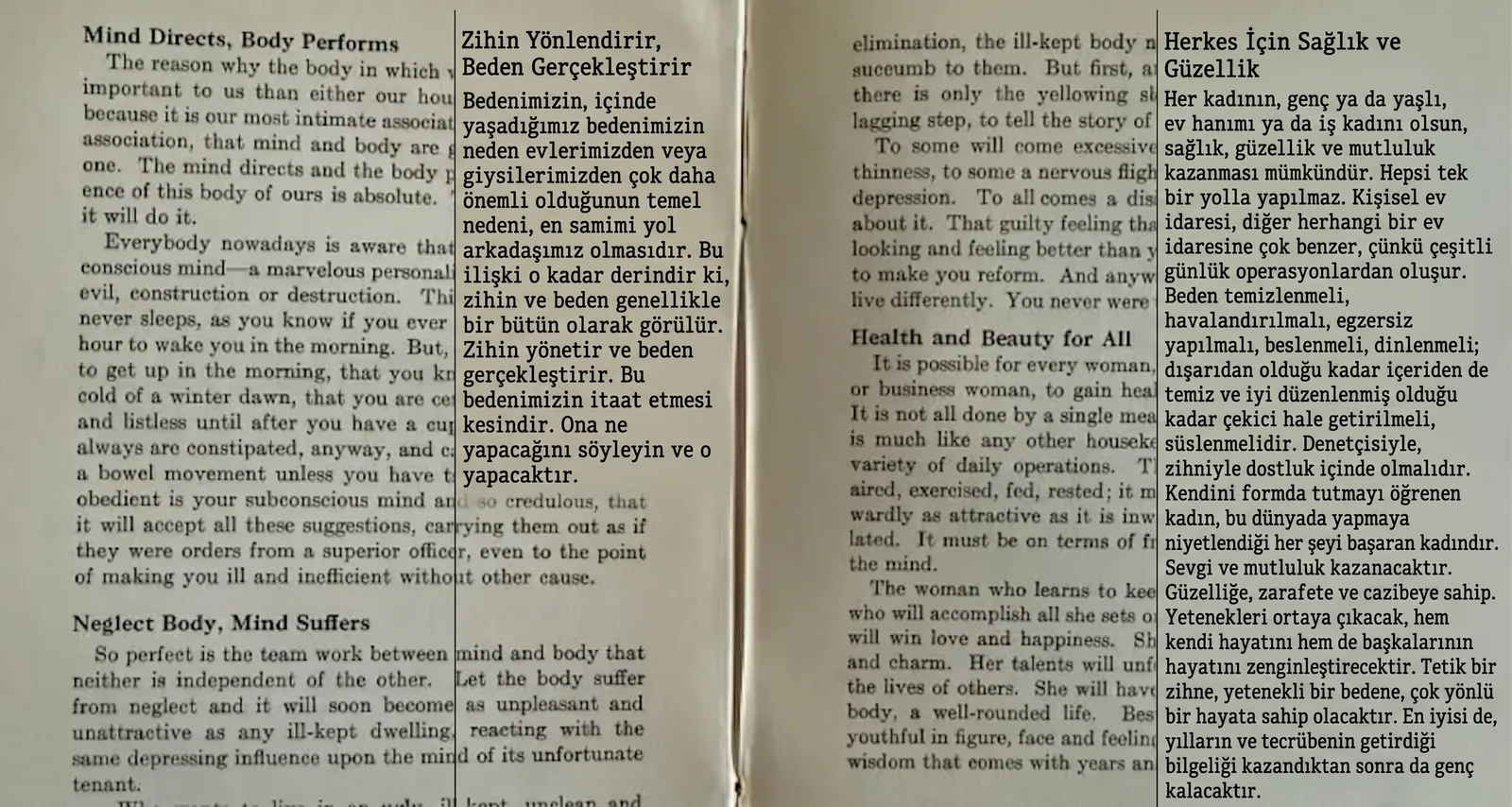sağlık tavsiyeleri kitabı 1923