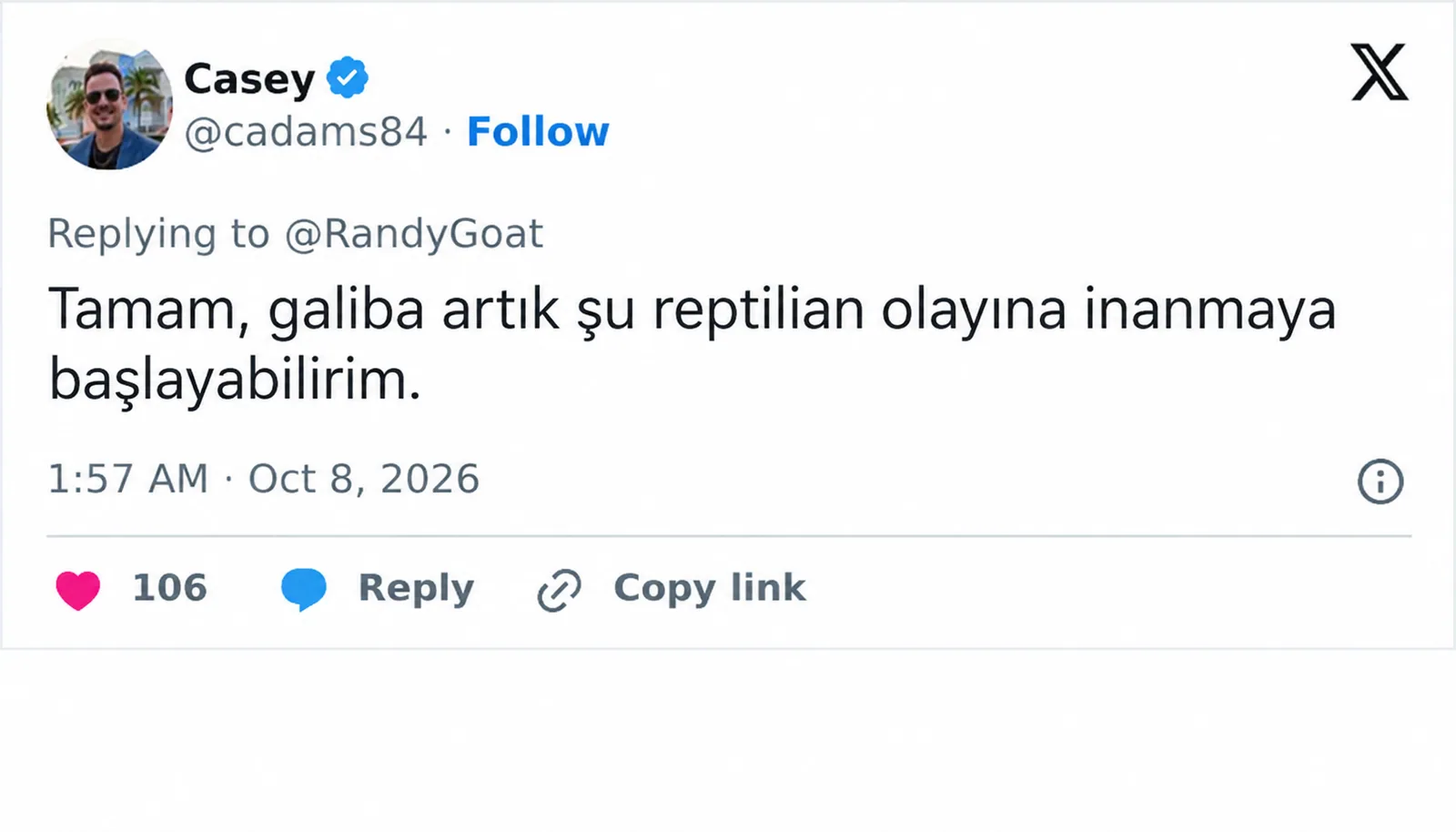 susan dell hakkındaki reptilian olduğuna dair tweet görüşleri